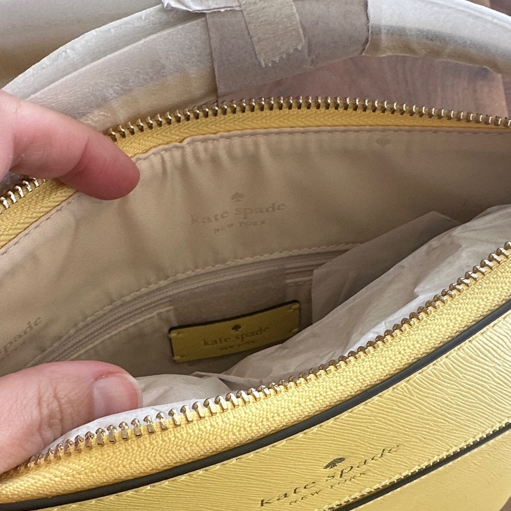 Kate Spade Yellow Crossbody Tote - Picture 4 of 4